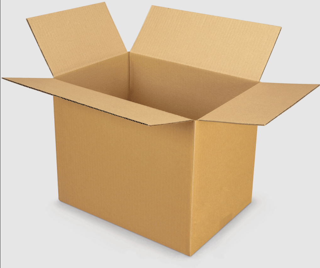 boite carton ouverte